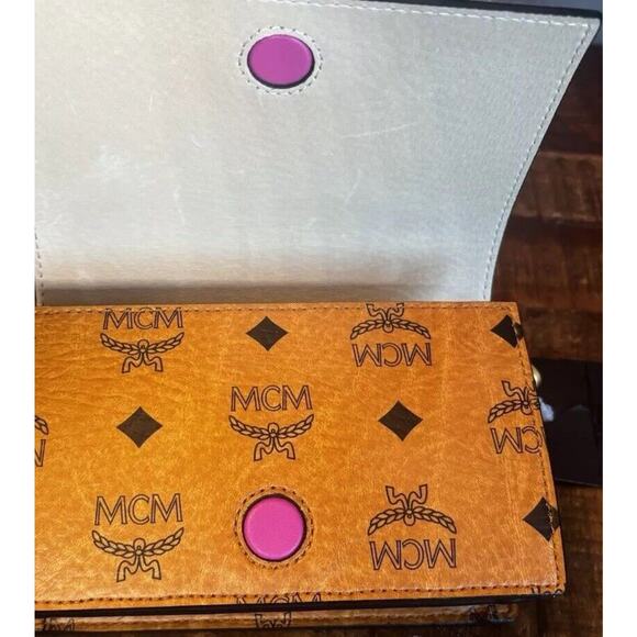 MCM Mini Visetos Calf Hair Giraffe Print Cross Body Handbag Bag Purse - Picture 4 of 8